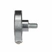 Picture of 1-5/16" OD Steel Flat Ball Bearing Roller with 1/4-20 x 1" L Flat Head Screw Stud