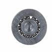 Picture of 1-3/16" OD Steel Concave Ball Bearing Roller with 1/4-20 x 3/4" L Flat Head Screw Stud