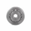 Picture of 7/8" OD Stainless Steel Flat Ball Bearing Roller with #10-32 Tapped Hole