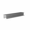 Picture of 144" L Extruded Aluminum Sliding Door Track