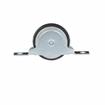 Picture of 2-3/4" L x 1/2" W Steel Bottom Mount Door Sheave With 1-3/8" Flat Rubber Tire