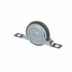 Picture of 2-3/4" L x 1/2" W Steel Bottom Mount Door Sheave With 1-3/8" Flat Rubber Tire