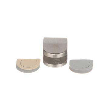 Picture of Stainless Steel Top Glass Clamp with Gaskets for 1/4" Glass