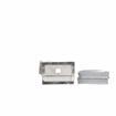 Picture of Stainless Steel Left-Hand Bottom Glass Clamp with Gaskets for 1/4" Glass