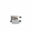 Picture of Stainless Steel Left-Hand Bottom Glass Clamp with Gaskets for 1/4" Glass