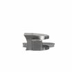 Picture of Stainless Steel Left-Hand Bottom Glass Clamp with Gaskets for 3/8" Glass