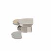 Picture of Stainless Steel Right-Hand Bottom Glass Clamp with Gaskets for 3/8" Glass