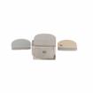 Picture of Stainless Steel Right-Hand Bottom Glass Clamp with Gaskets for 3/8" Glass