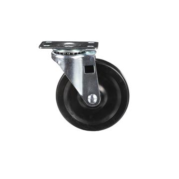 Picture of Standard Duty 1-3/4" x 3" Plate Caster With 3" Black Rubber Wheel