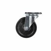 Picture of Standard Duty 1-3/4" x 3" Plate Caster With 3" Black Rubber Wheel