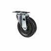 Picture of Standard Duty 1-3/4" x 3" Plate Caster With 3" Black Rubber Wheel