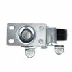 Picture of Standard Duty 1-3/4" x 3" Plate Caster With 3" Black Rubber Wheel With Brake