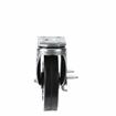Picture of Standard Duty 1-3/4" x 3" Plate Caster With 3" Black Rubber Wheel With Brake