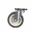 Picture of Standard Duty 1-3/4" x 3" Plate Caster With 3" Gray Rubber Wheel With Brake
