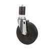 Picture of Standard Duty 1" Expanding Stem Caster With 5" Black Rubber Wheel