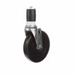 Picture of Standard Duty 1" Expanding Stem Caster With 5" Black Rubber Wheel