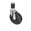 Picture of Standard Duty 1" Expanding Stem Caster With 5" Black Rubber Wheel