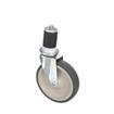 Picture of Standard Duty 1-1/2" Expanding Stem Caster With 5" Gray Rubber Wheel