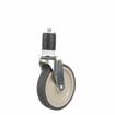 Picture of Standard Duty 1-5/8" Expanding Stem Caster With 4" Gray Rubber Wheel