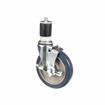 Picture of Standard Duty 1-5/8" Expanding Stem Caster With 5" Blue Polyurethane Wheel With Brake