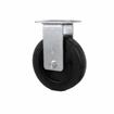 Picture of Medium Duty 2-3/8" x 3-5/8"  Rigid Plate Caster With 5" Black Rubber Wheel