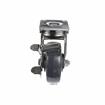 Picture of Medium Duty 2-3/8" x 3-5/8"  Plate Caster With 3-1/2" Blue Polyurethane Wheel And Brake