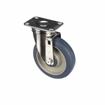 Picture of Medium Duty 2-3/8" x 3-5/8"  Plate Caster With 5" Blue Polyurethane Wheel