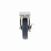 Picture of Medium Duty 2-3/8" x 3-5/8"  Plate Caster With 5" Blue Polyurethane Wheel And Brake