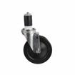 Picture of Medium Duty 1" Expanding Stem Caster With 3-1/2" Black Rubber Wheel