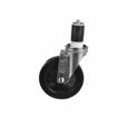 Picture of Medium Duty 1" Expanding Stem Caster With 3-1/2" Black Rubber Wheel