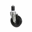 Picture of Medium Duty 1" Expanding Stem Caster With 3-1/2" Black Rubber Wheel