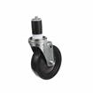 Picture of Medium Duty 1-5/8" Expanding Stem Caster With 3-1/2" Black Rubber Wheel