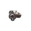 Picture of Medium Duty Stainless Steel 1" Expanding Stem Caster With 5" Gray Rubber Wheel