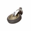Picture of Medium Duty Stainless Steel 1" Expanding Stem Caster With 5" Gray Rubber Wheel