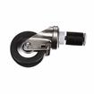 Picture of Medium Duty 1-5/8" Expanding Stem Caster With 3-1/2" Gray Rubber Wheel With Brake