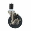 Picture of Medium Duty 1-5/8" Expanding Stem Caster With 5" Gray Rubber Wheel With Brake