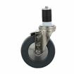 Picture of Medium Duty 1-5/8" Expanding Stem Caster With 5" Gray Rubber Wheel With Brake