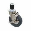 Picture of Medium Duty 1-5/8" Expanding Stem Caster With 5" Gray Rubber Wheel With Brake