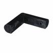 Picture of 3-1/2" L x 1" W x 7/8" H Black Rubber Corner Bumper With Square Ends