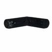 Picture of 3-1/2" L x 1" W x 7/8" H Black Rubber Corner Bumper With Square Ends