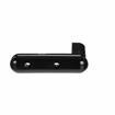Picture of 4-1/16" L x 1" W x 7/8" H Black PVC Corner Bumper With Rounded Ends