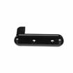 Picture of 4-1/16" L x 1" W x 7/8" H Black PVC Corner Bumper With Rounded Ends