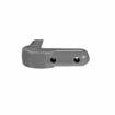 Picture of 4-3/8" L x 1-1/16" W x 1-1/4" H Gray PVC Corner Bumper With Rounded Ends And Corner