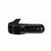 Picture of 4-3/8" L x 1-1/16" W x 1-1/4" H Black PVC Corner Bumper With Rounded Ends And Corner