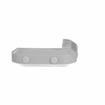 Picture of 3-27/32" L x 1" W x 7/8" H Gray PVC Contempo Corner Bumper With Rounded Ends And Hole Plugs