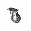 Picture of Medium Duty 2-3/8" x 3-5/8"  Plate Caster With 3" Blue Polyurethane Wheel