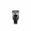 Picture of Medium Duty 2-3/8" x 3-5/8"  Plate Caster With 4" Black Polyolefin Wheel