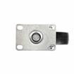 Picture of Medium Duty 2-3/8" x 3-5/8"  Plate Caster With 4" Black Polyolefin Wheel