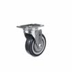 Picture of Medium Duty 2-3/8" x 3-5/8"  Plate Caster With 4" Blue Polyurethane Wheel