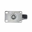 Picture of Medium Duty 2-3/8" x 3-5/8"  Plate Caster With 4" Blue Polyurethane Wheel